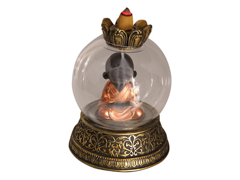 BUDDHA BACKFLOW BURNER IN BALL - 15cm