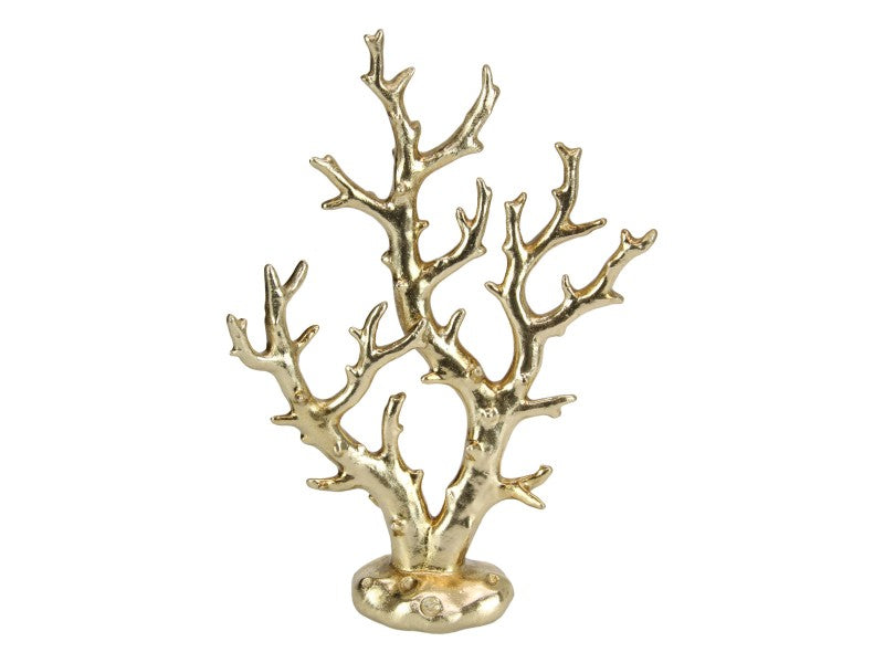 CORAL IN GOLD FINISH - 35CM