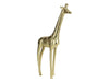 GOLD METAL GIRAFFE DÉCOR - 36 cm